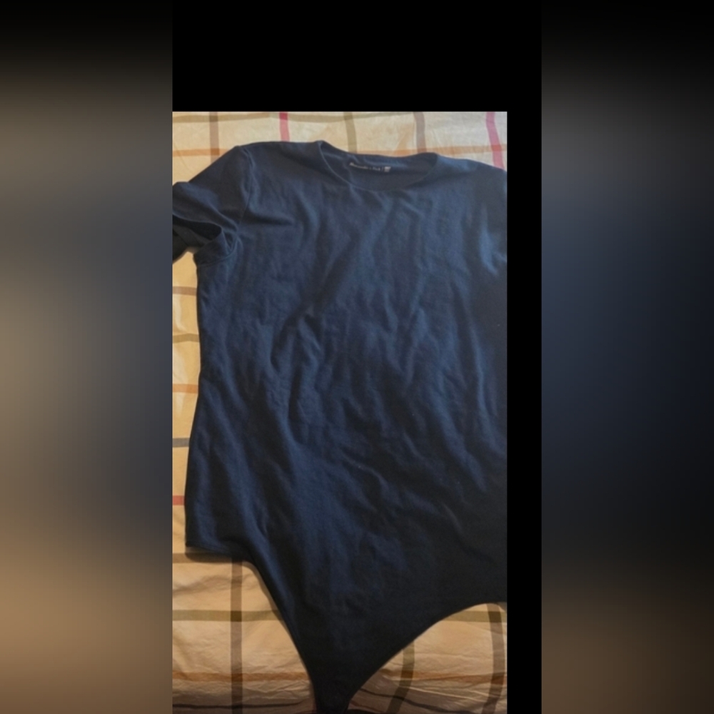 XXLT XXL Tall Abercrombie & Fitch Navy Bodysuit